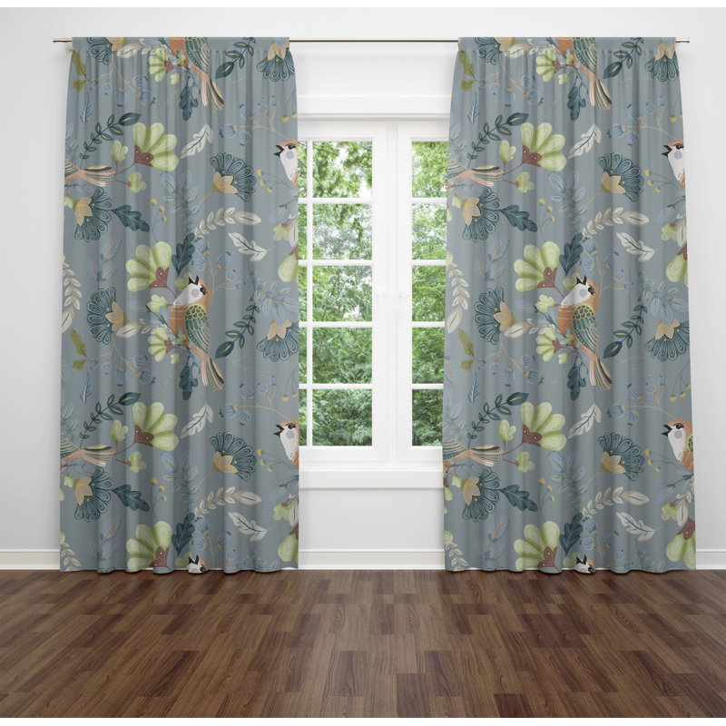 Rideau en polyester Gaugain, L 40 po x L 61 po