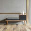 Banc de rangement rembourré Lummie