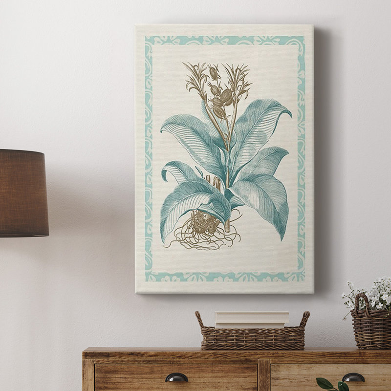 Saule bleu Besler III sur toile, H 27 po x l 18 po x P 1 po