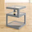 Earnestine Glass Top Frame End Table-29330256