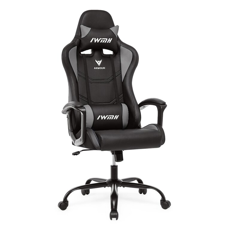 IntimaTe WM Heart Adjustable Ergonomic Faux Leather Swiveling PC & Racing Game Chair
