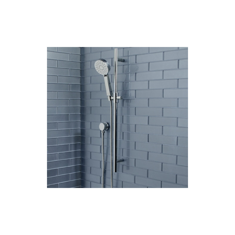 Pomme de douche multifonctionnelle coulissante Tropic