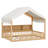 House-Shaped Daybed With Fense-756841893