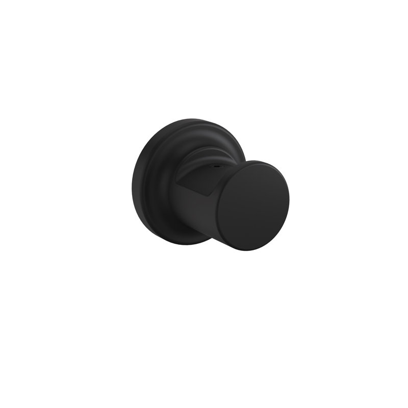 Towel Hook made of Durable Metal, Matte Black