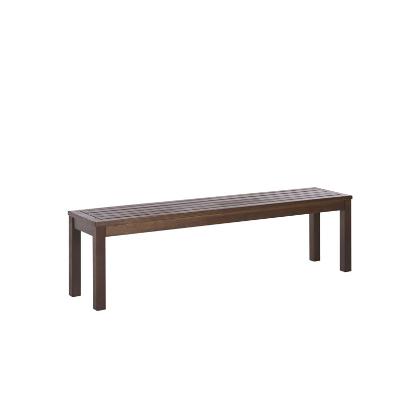 Sylvere Solid Wood Eucalyptus Outdoor Bench