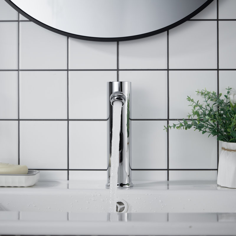 Touchless Hands-Free Sensor Bathroom Sink Faucet, Chrome