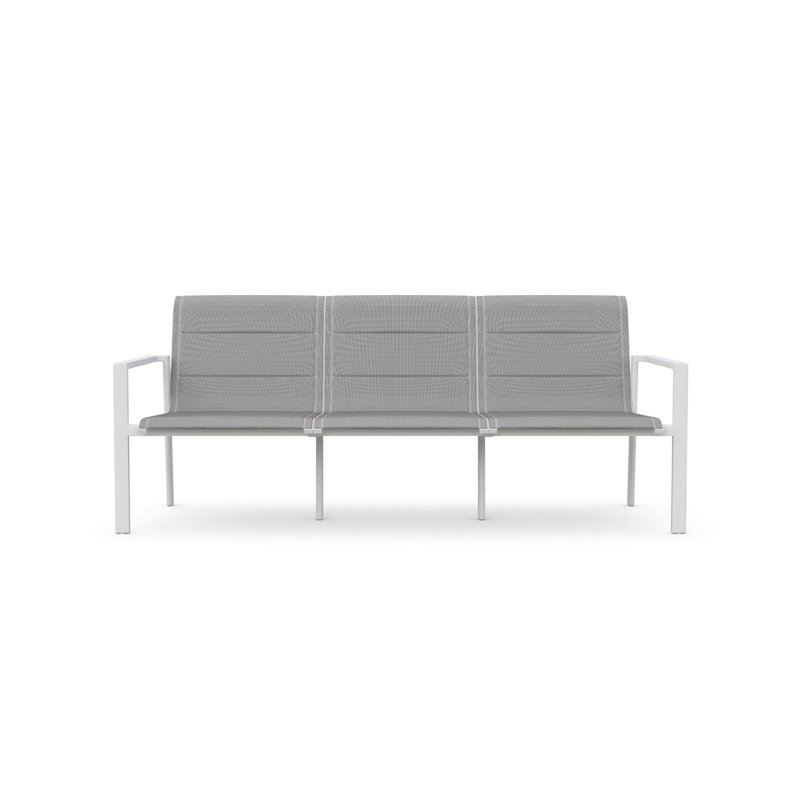 Amalfi 3 Seat Sofa White, White