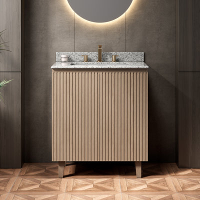 Meuble-lavabo moderne (avec meuble-lavabo et lavabo) avec rangement