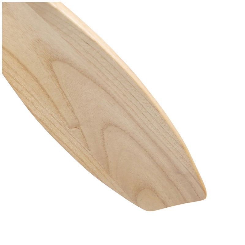 Ventilateur de plafond à pales en bois 52 lumières DEL 52 pouces avec ensemble d'éclairage et télécommande 6 vitesses