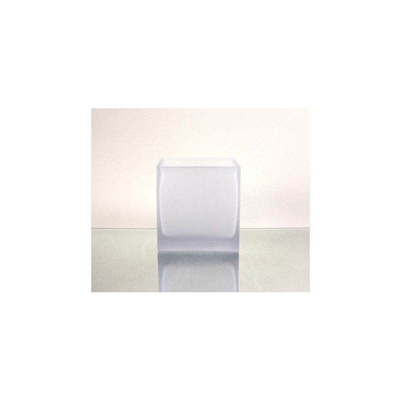 Handmade Glass Table Vase, 5" H x 5" W x 5" D