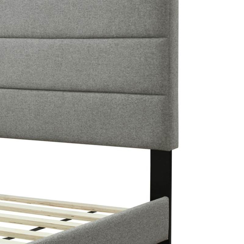 Lit gigogne simple dans une boîte avec USB