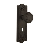Meadows Plate with Decorative Keyhole and Deco Door Knob