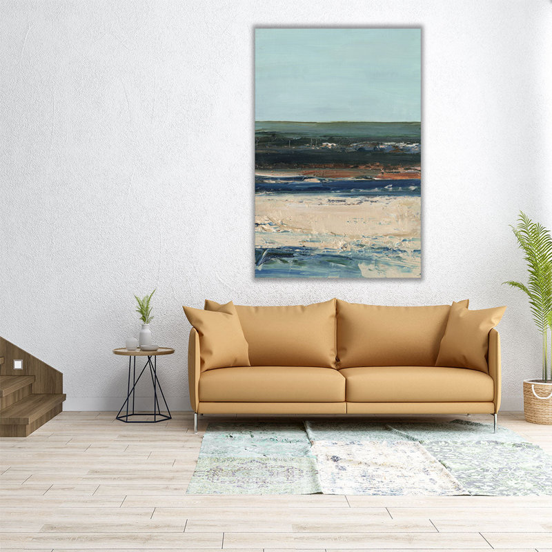 Rich Coastline II - reproduction d'art sur toile, H 30 po x l 20 po