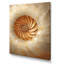 Spirale de marbre moderne moderne or et blanc II - Spirale abstraite, art mural-190669543-109960074