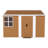 12X8 FT Heavy-Duty Metal Storage Shed With Windows, Lockable Door & Ventilation - Weatherproof Outdoor Garden Shed For Backyard, Lawn, And Tool Organization-117289645
