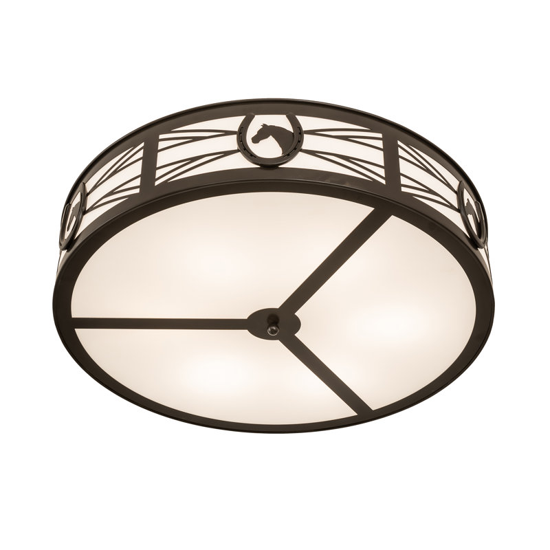 6 - Light Semi Flush Mount