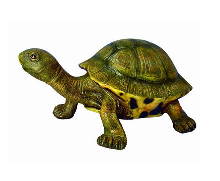 Figurine turtle, H 13 po x l 26 po x P 17 po