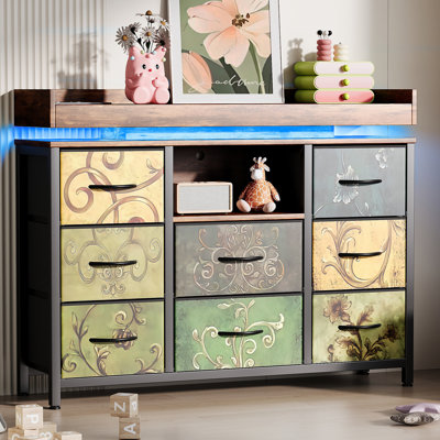108 cm W Chest of 8 Drawers