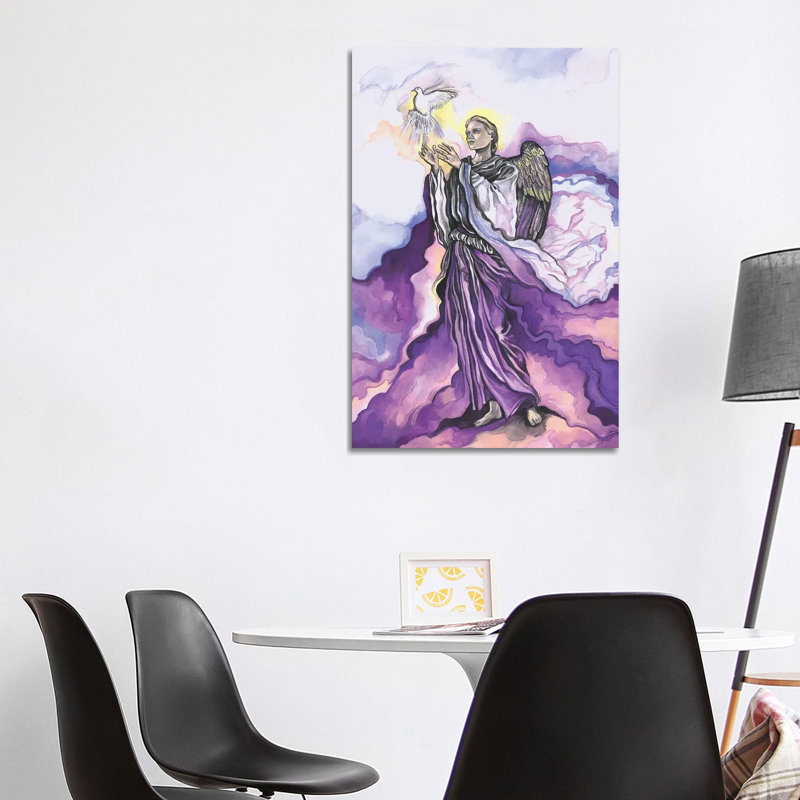 The Seven Archangels - Archangel Uriel by Fanitsa Petrou - Wrapped Canvas Gallery-Wrapped Canvas Giclée