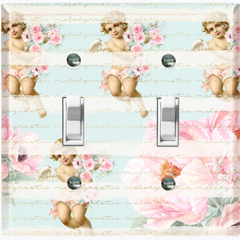 2 - Gang Toggle Light Switch Standard Wall Plate