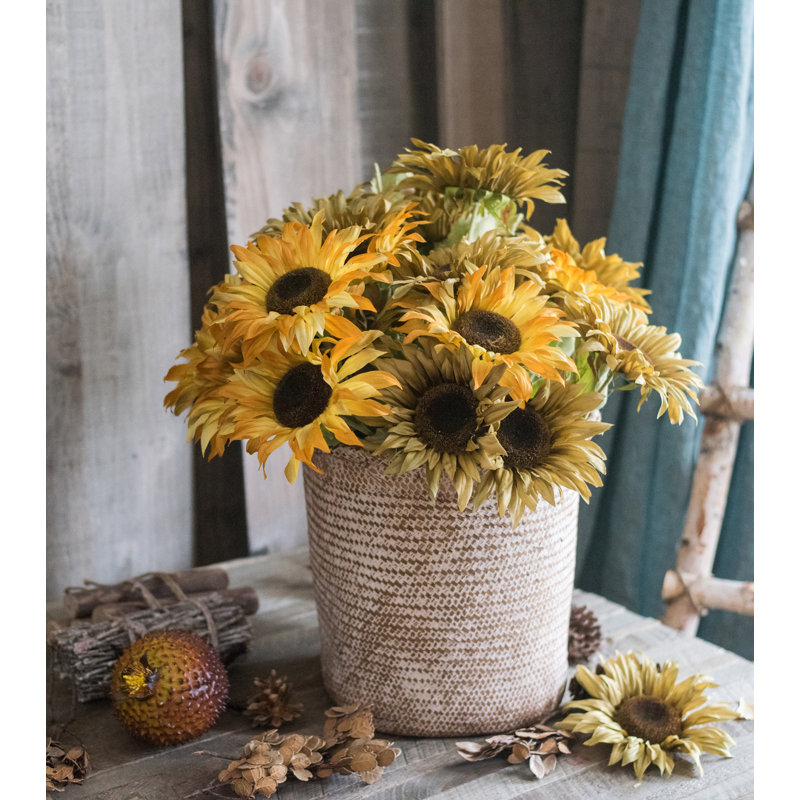 Tige artificielle tournesol, Vert