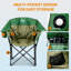 Fauteuil de camping chauffé surdimensionné, 3 réglages de chaleur et massage-1688022121