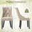  Upholstered Dining Chairs Set Tufted Wingback Chairs w/ Solid Wood Legs-517588982