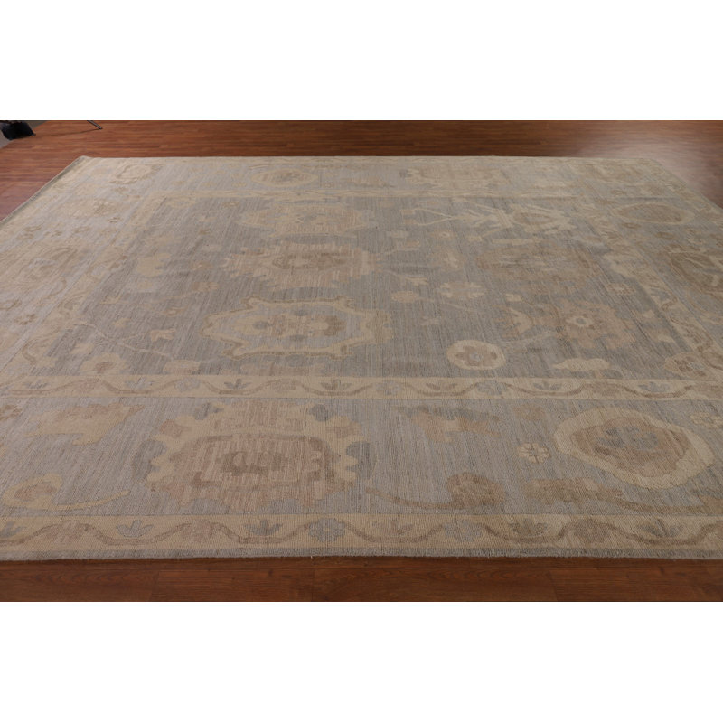Vegetable Dye Oushak Oriental Large Rug 10