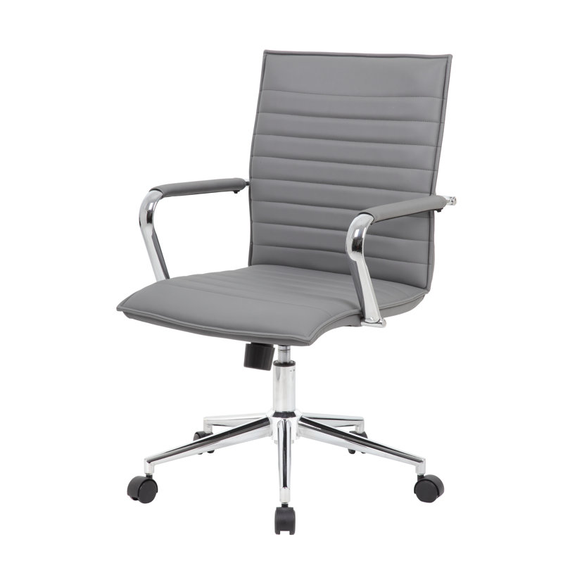 Vinyl Task Chair, Gray