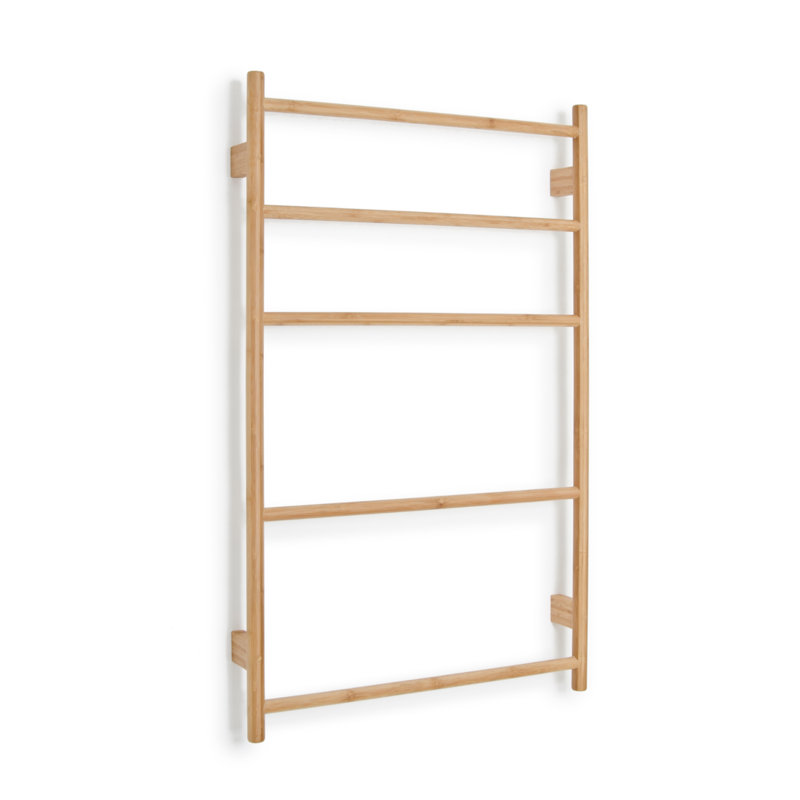 Barre à serviettes murale en bois 26 po Wallbar, Naturel