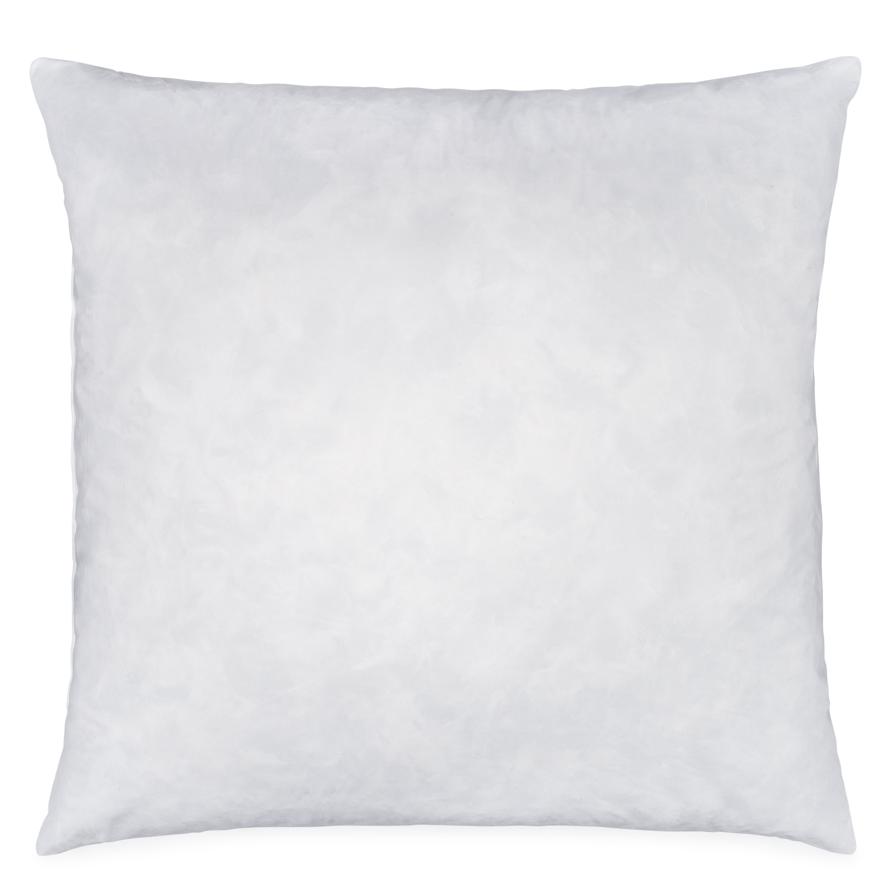 ComfyDown Set of Two, 95% Feather 5% Down, 20 x 20 Square Decorative Pillow Insert, Sham