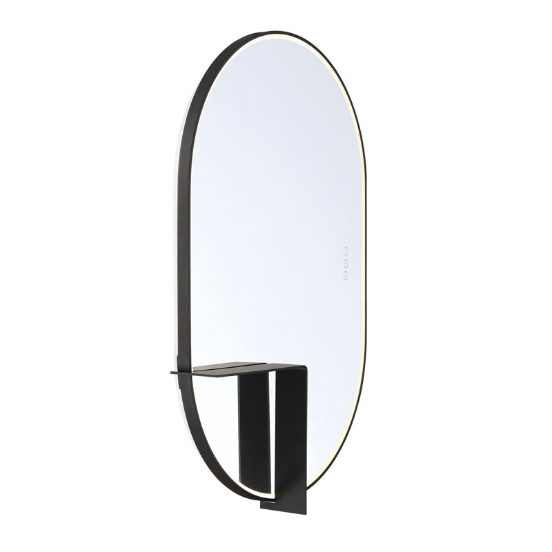 Miroir Linden, Noir mat, 36 po x 24 po