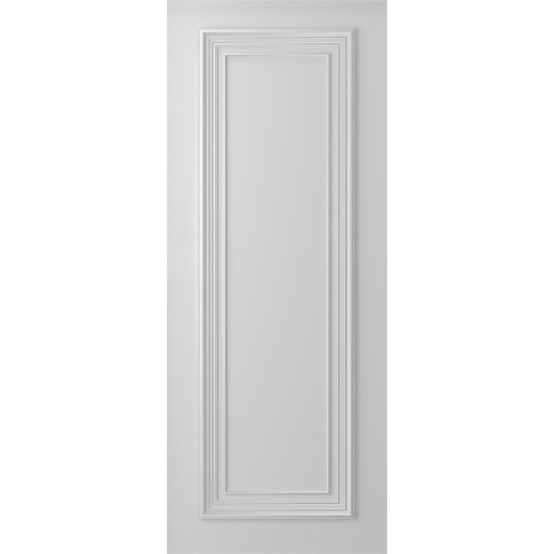 Dalle de porte intérieure moderne en bois manufacturé Palazzo 1, 35,88 po x 95,24 po