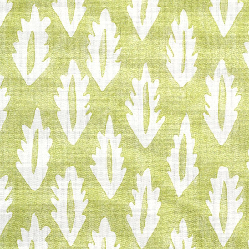 Schumacher x Molly Mahon Forest Fabric, Grass Green