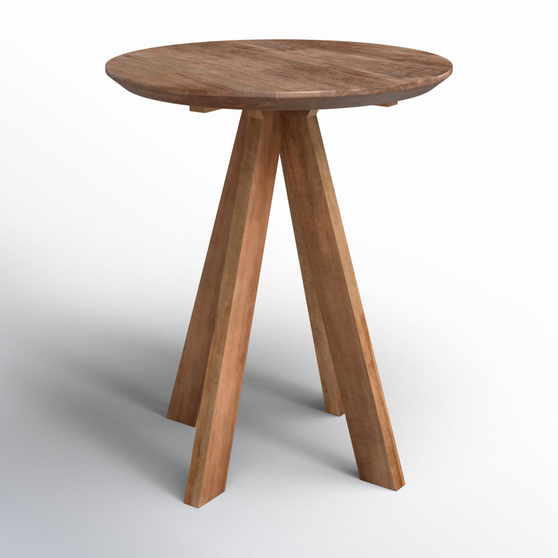 Furley 32" Round Counter Height Dining Table, 36", Brown