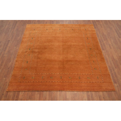 Handmade Wool Gabbeh Style Square Area Rug 8x8