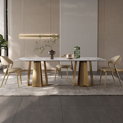 Table de salle à manger rectangulaire Îlektra