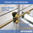 56"-60" W x 66" H Single Sliding Frameless Shower Door with 3/8" Tempered Clear Glass-105208264