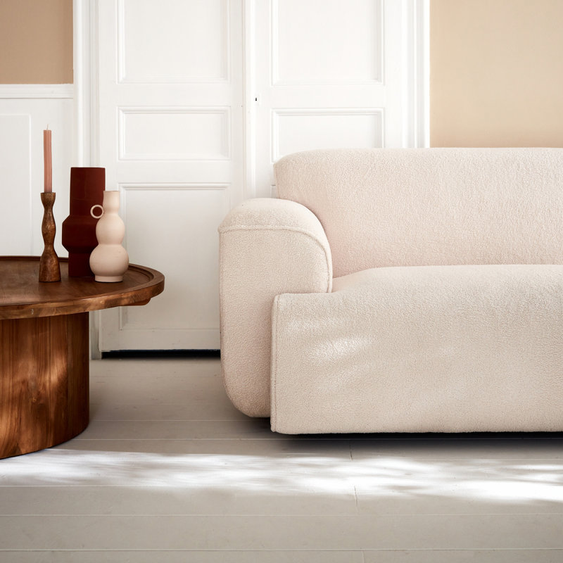 Adyaan Sofa, 230cm, Natural
