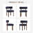 Upholstered Solid Wood Dining Chair Side Chair-1993658720
