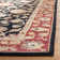 Balthrop Hand Tufted Wool/Cotton/Latex Oriental Rug in Black/Orange
