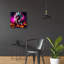  Art mural en verre acrylique «You And Me For Helloween» par Rey Klimt, 24 po x 24 po