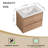 Alysandra 24.03'' Wall Mounted Single Bathroom Vanity With Ceramic Top