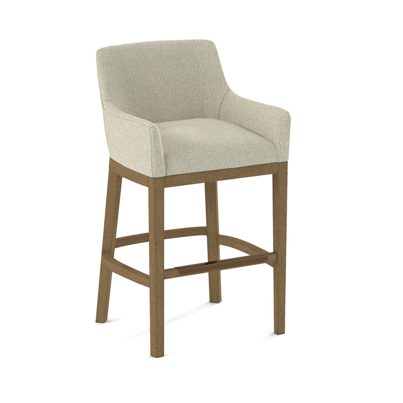 Upholstered Stool, Black, 61612-74