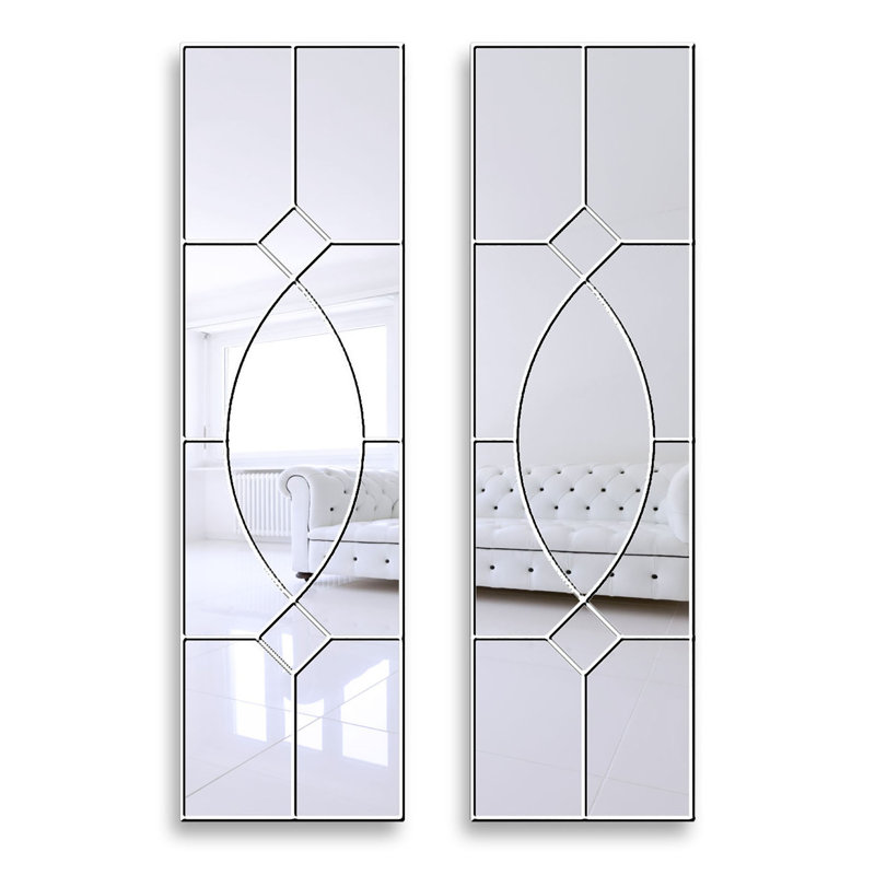 Sayachith Flat Wall Mirror, White