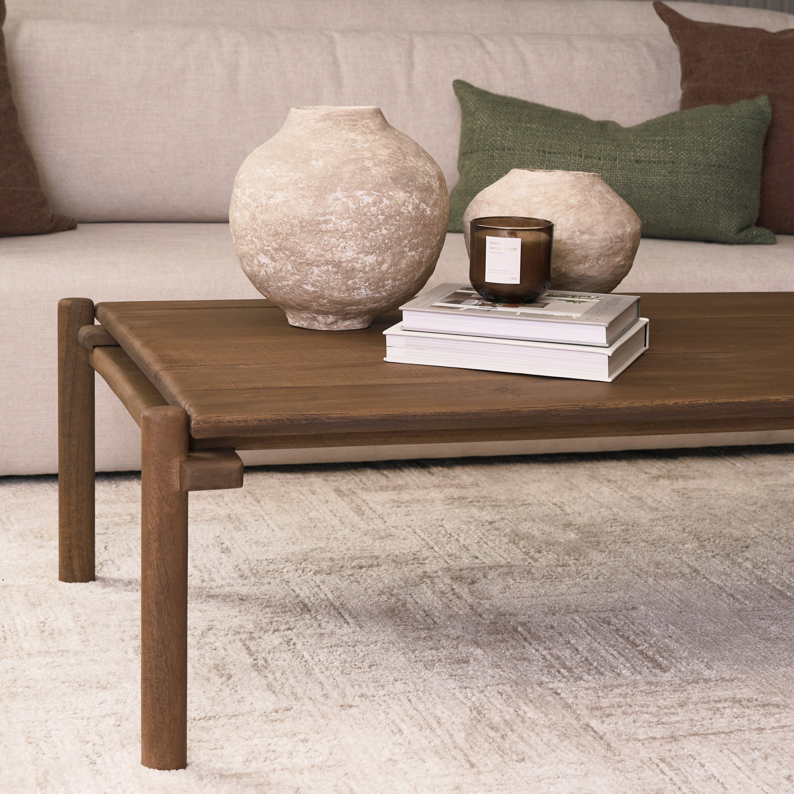 54" Oak Coffee Table