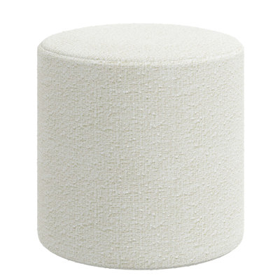 Epaulette Upholstered Ottoman