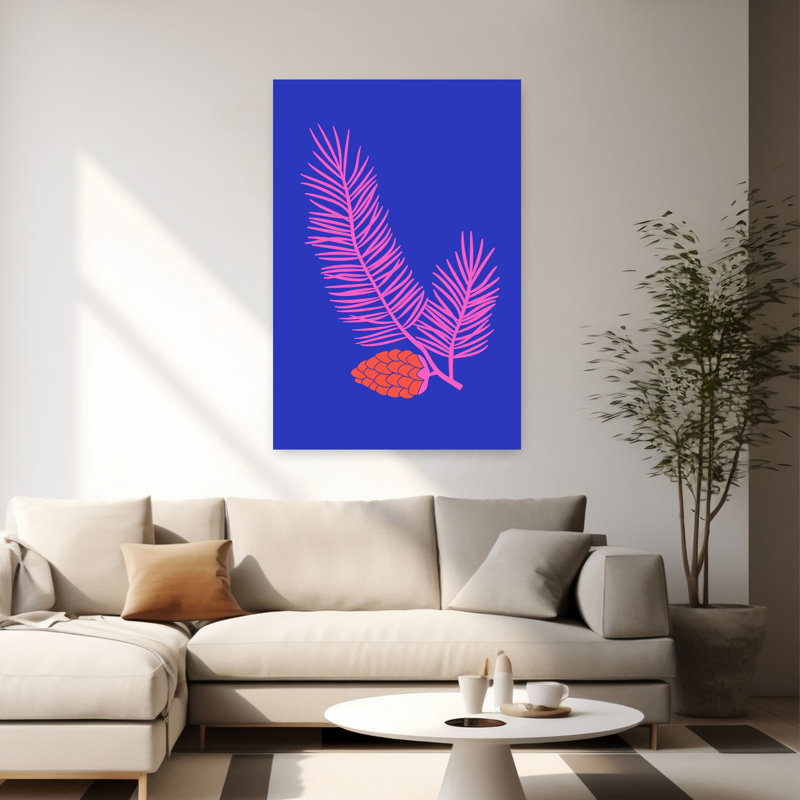 Art contemporain, art contemporain abstrait, H 60 po x l 40 po