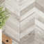 Herringbone 29.6 x 25.3cm Self-adhesive Composite Wall Tiles Pack 5