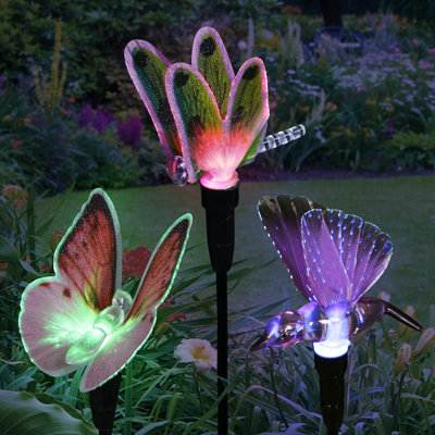 Piquets de jardin à fibre optique Exhart
